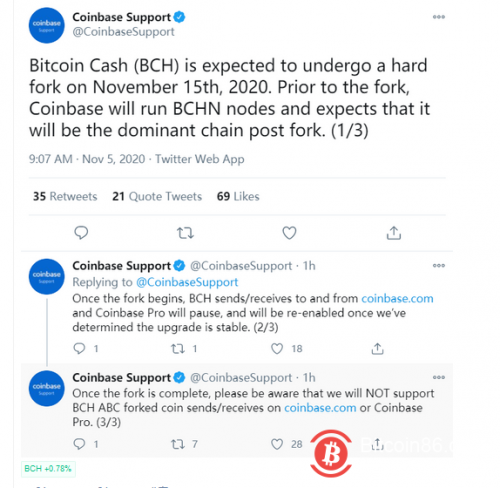 BCH升级在即Coinbase官宣站队BCHN 