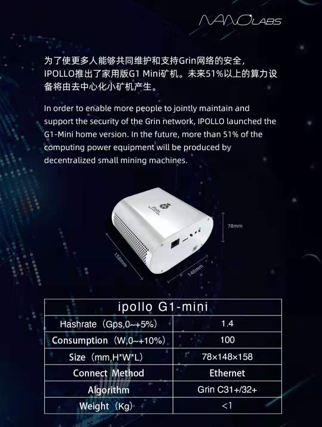 菠萝G1mini详细参数