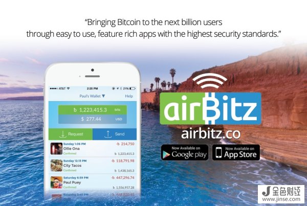 比特币钱包和数据安全公司AirBitz Inc已经与Bity合作