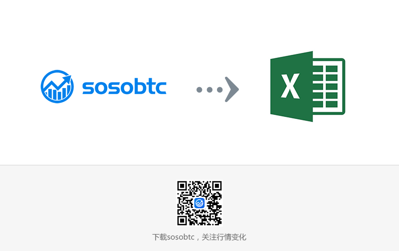 如何使用Excel导入sosobtc行情数据进行比特币分析？_sosobtc_图1