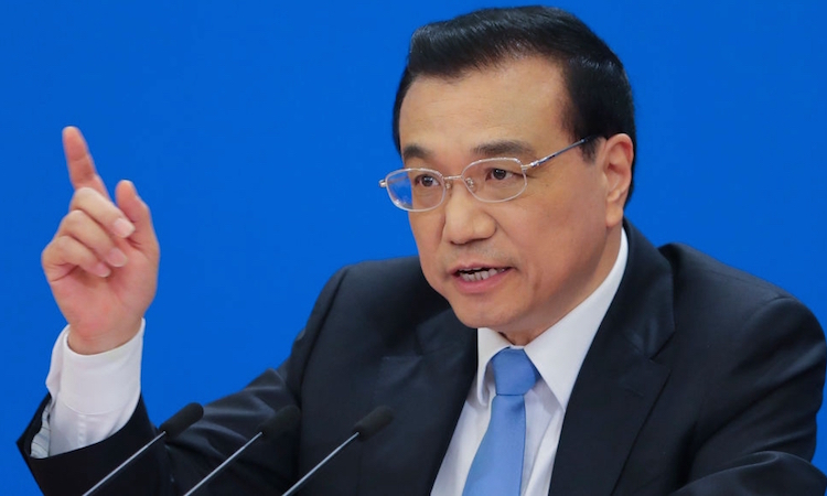 China's Premier Li Keqiang Holds News Conference